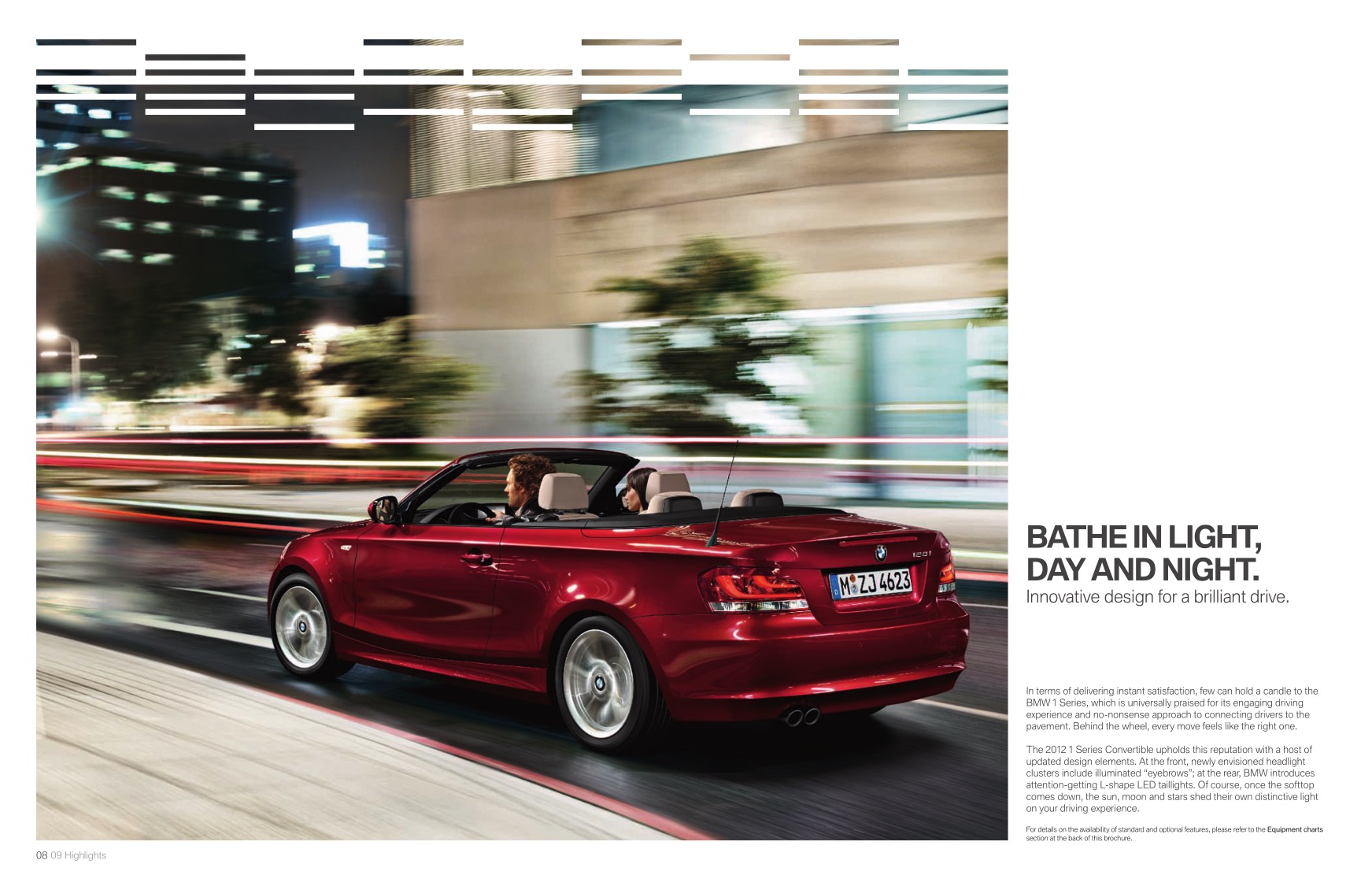 2012 BMW 1-Series Convertible Brochure Page 23